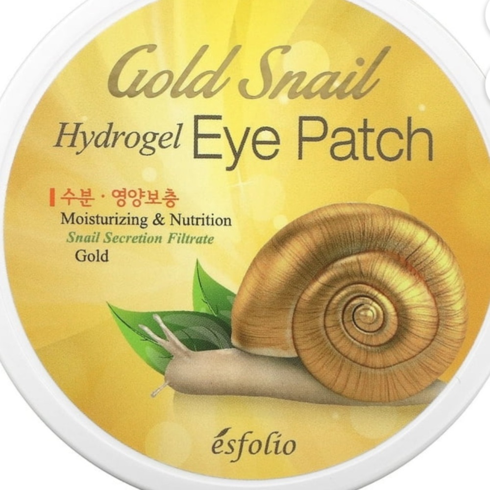 GOLD SNAIL HYDROGEL EYE PATCH 60pcs